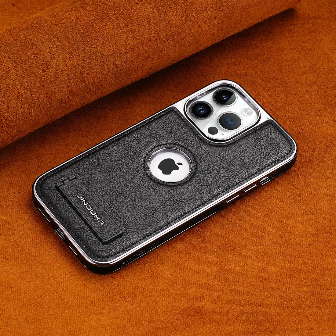 Genuine Leather Strap Holder All-Inclusive Drop-proof Phone Case