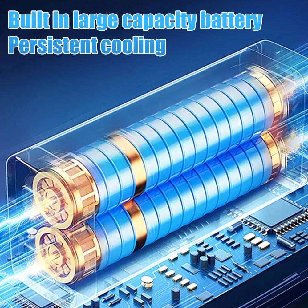 USB rechargeable mini air conditioner fan