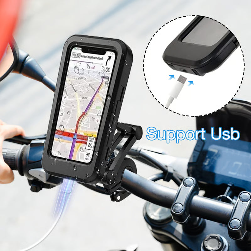 Promotion 49%OFF🔥Waterproof Bicycle & Motorcycle Phone Holder