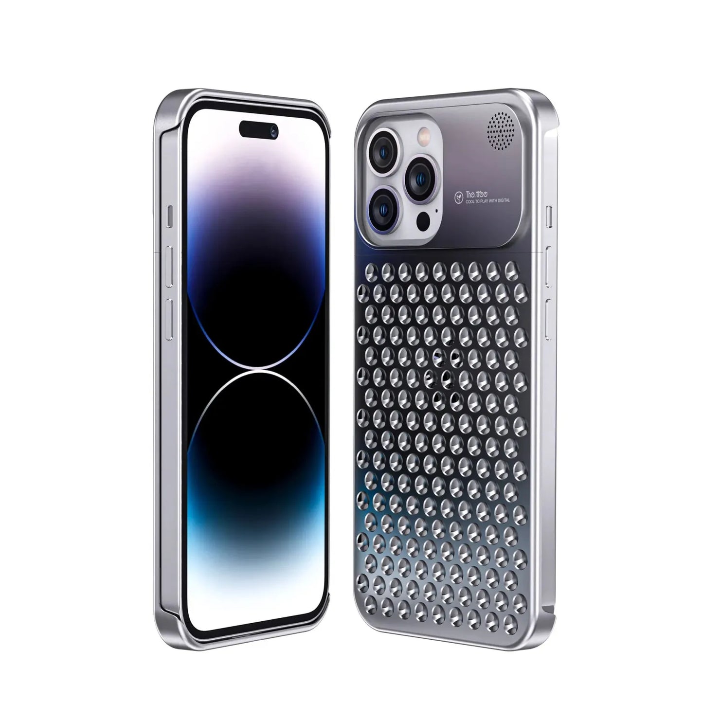 Aromatherapy phone case iphone13iPhone14 iphone15 Aluminum alloy anti-fall heat dissipation bezel slim