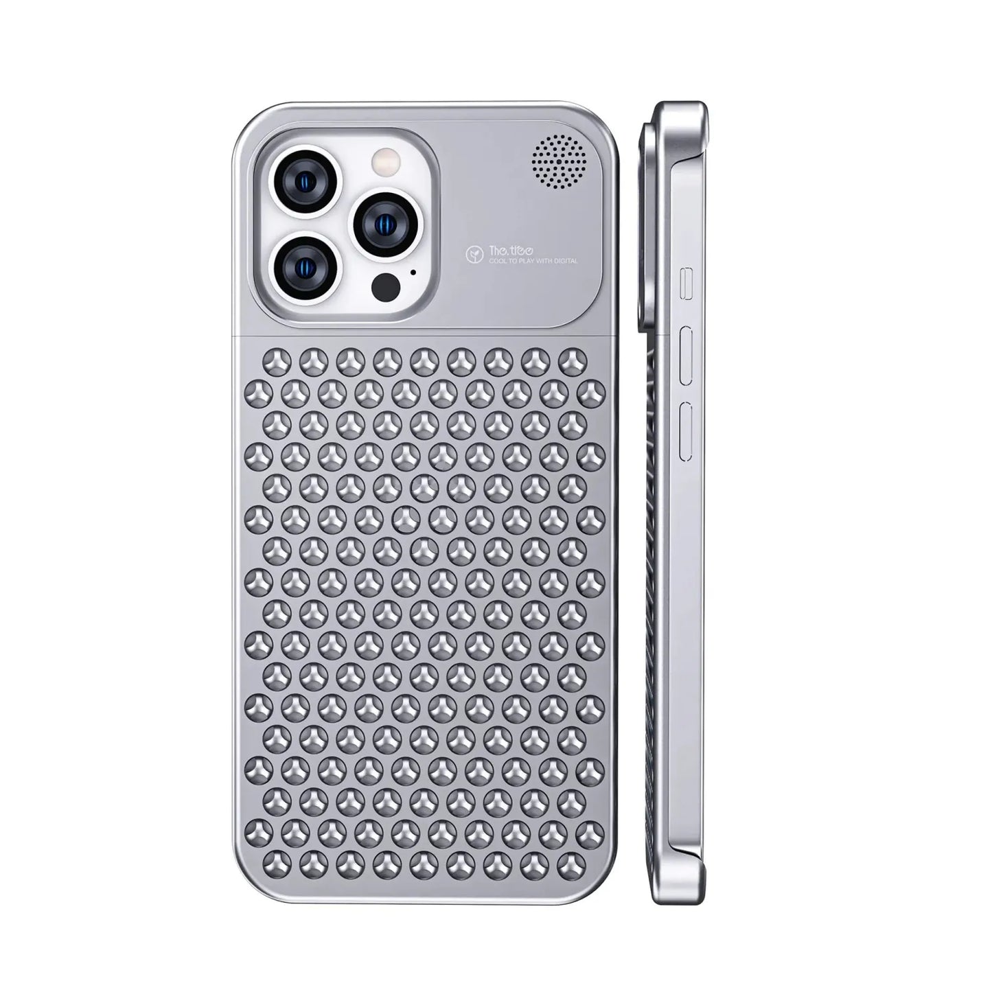 Aromatherapy phone case iphone13iPhone14 iphone15 Aluminum alloy anti-fall heat dissipation bezel slim