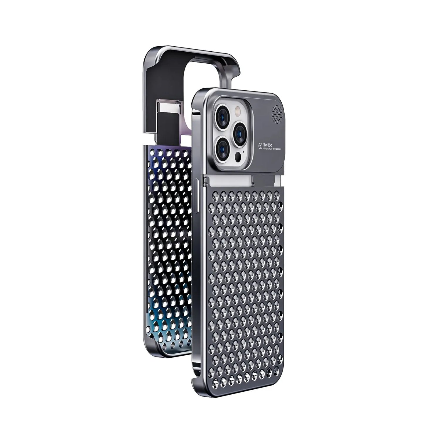 Aromatherapy phone case iphone13iPhone14 iphone15 Aluminum alloy anti-fall heat dissipation bezel slim