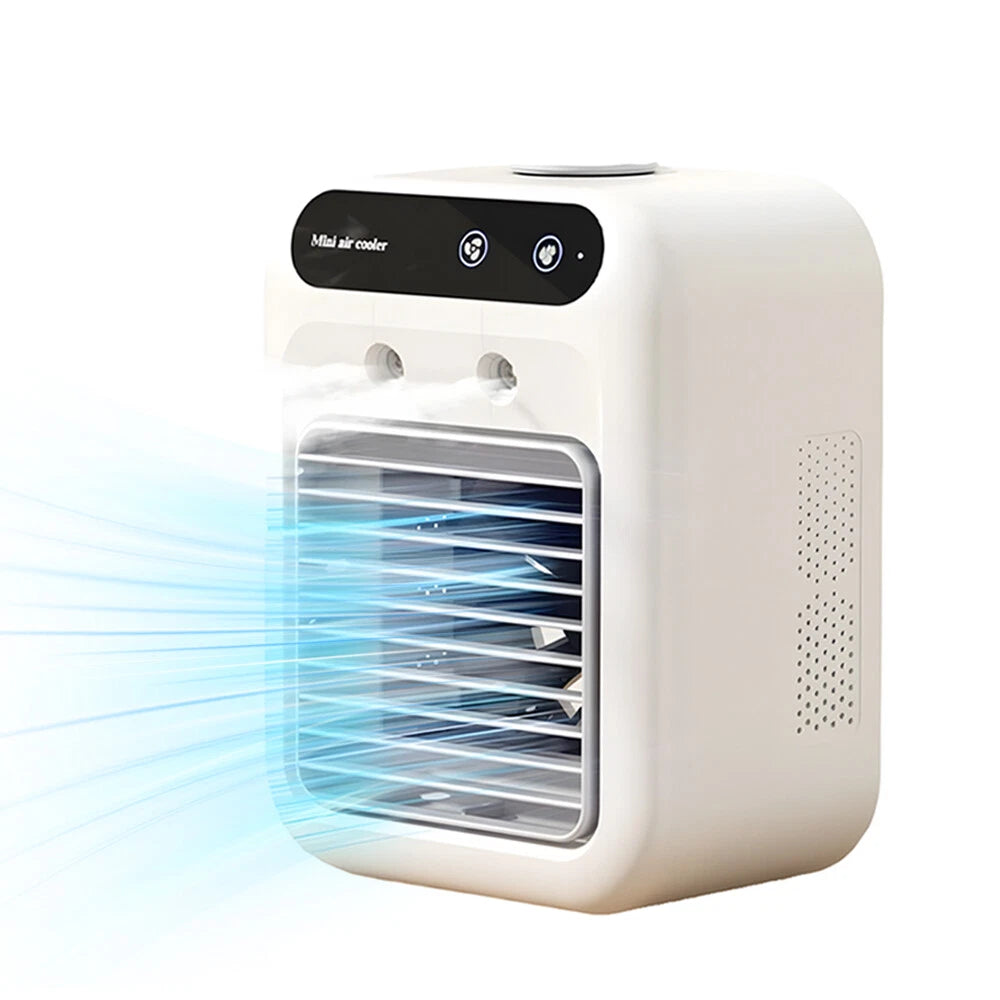 USB rechargeable mini air conditioner fan